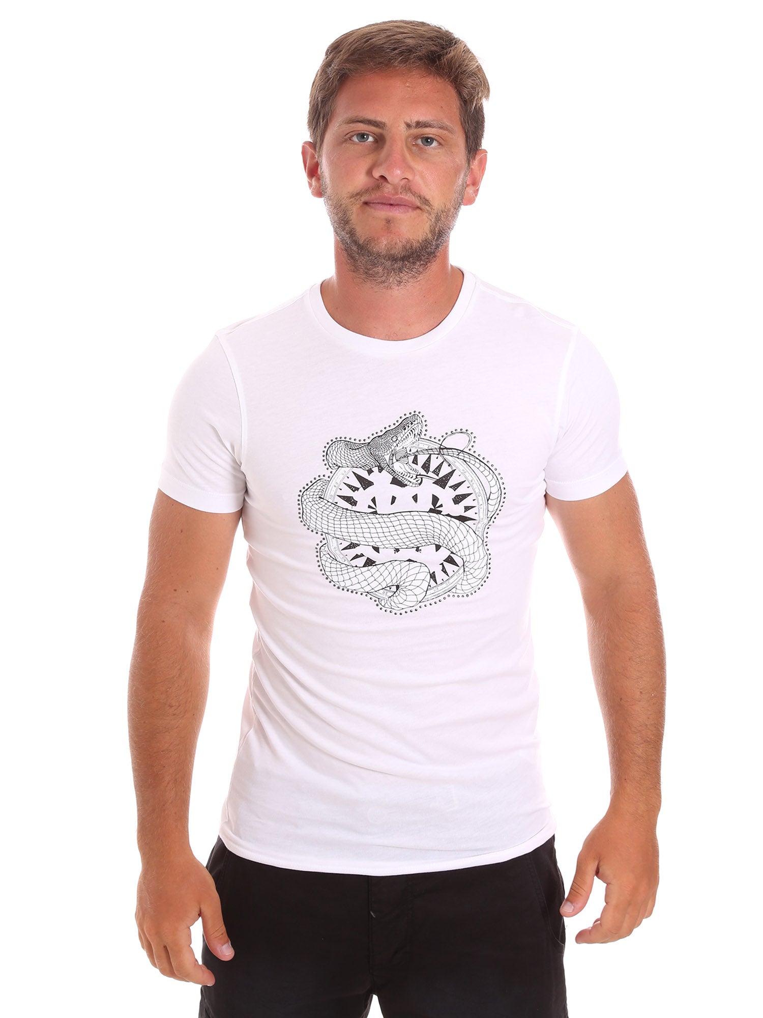 T-shirt Bianco Roberto Cavalli