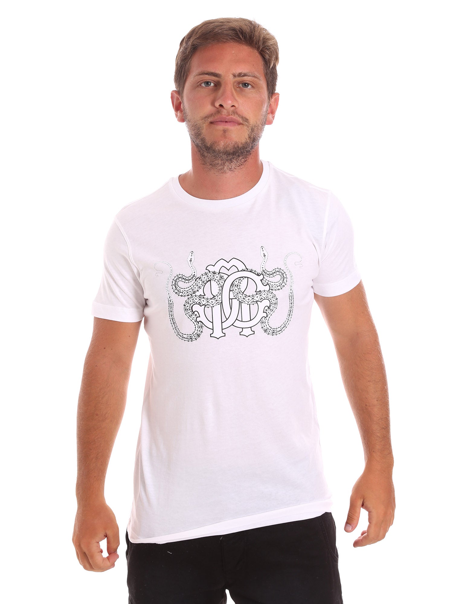 T-shirt Bianco Roberto Cavalli