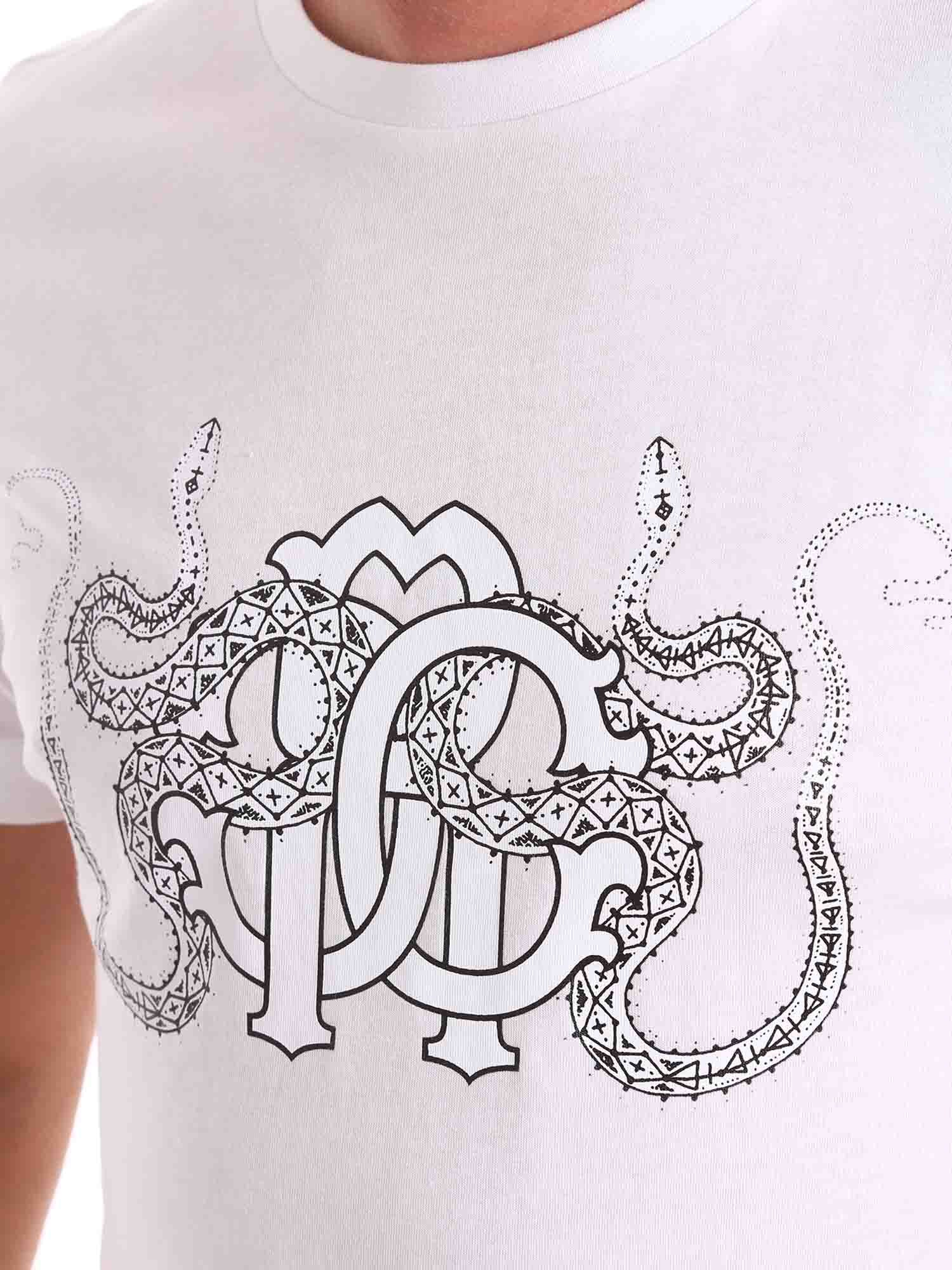 T-shirt Bianco Roberto Cavalli
