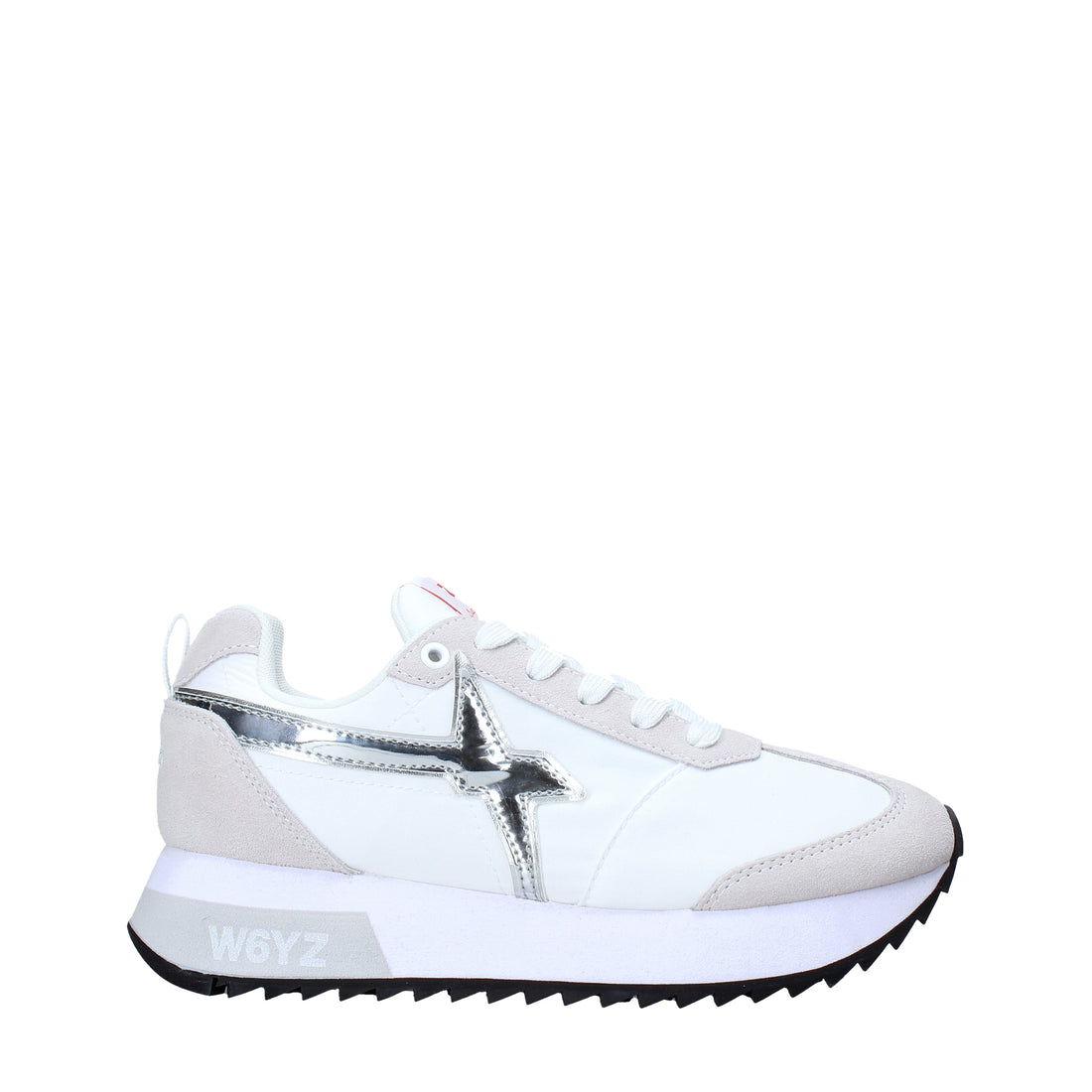 Sneakers Bianco Argento W6yz