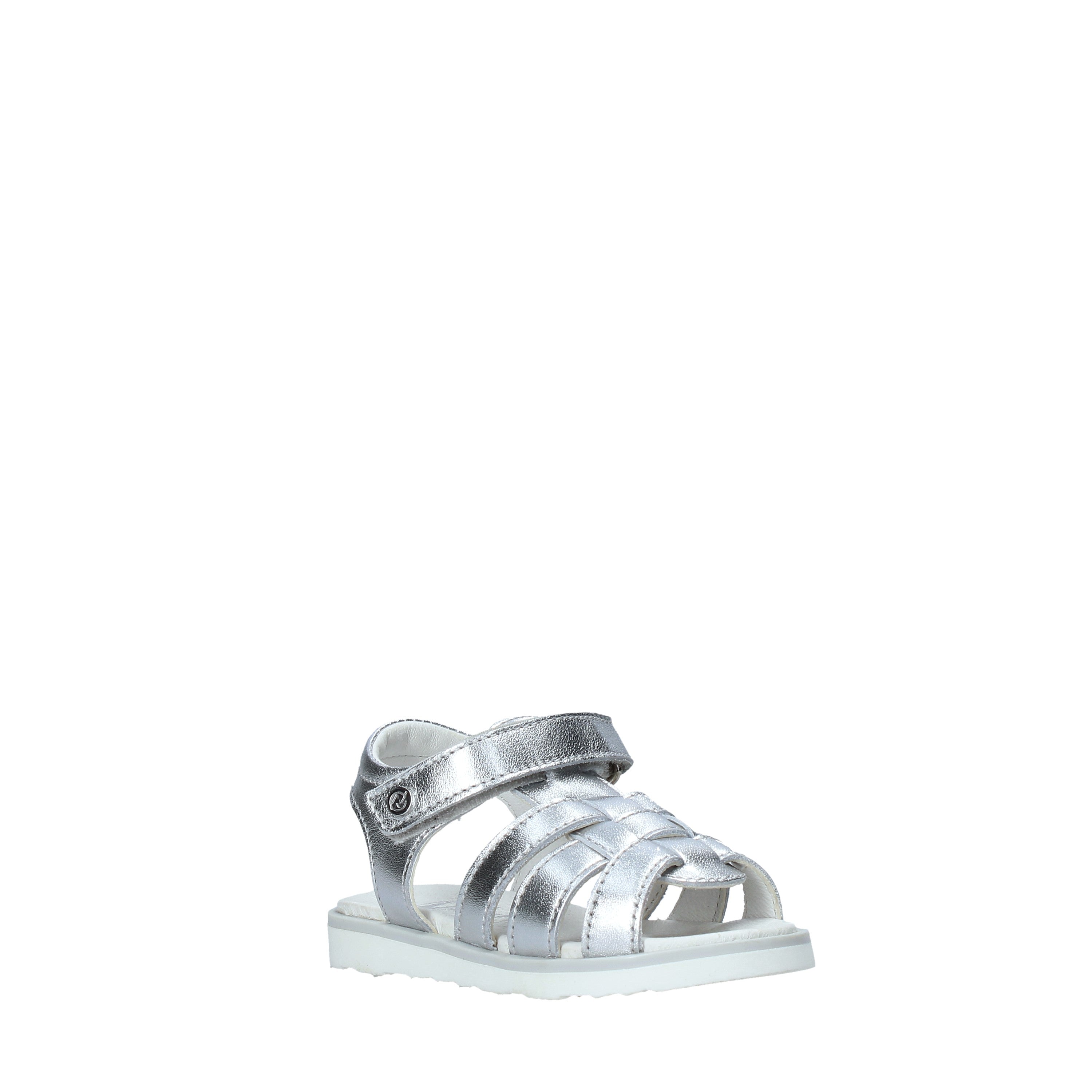 Sandali con strappi Argentato Naturino