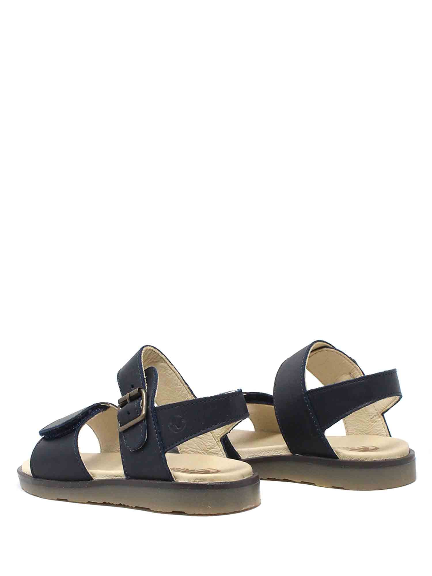 Sandali con strappi Blu Naturino