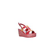 Sandali zeppa Rosso Marco Tozzi