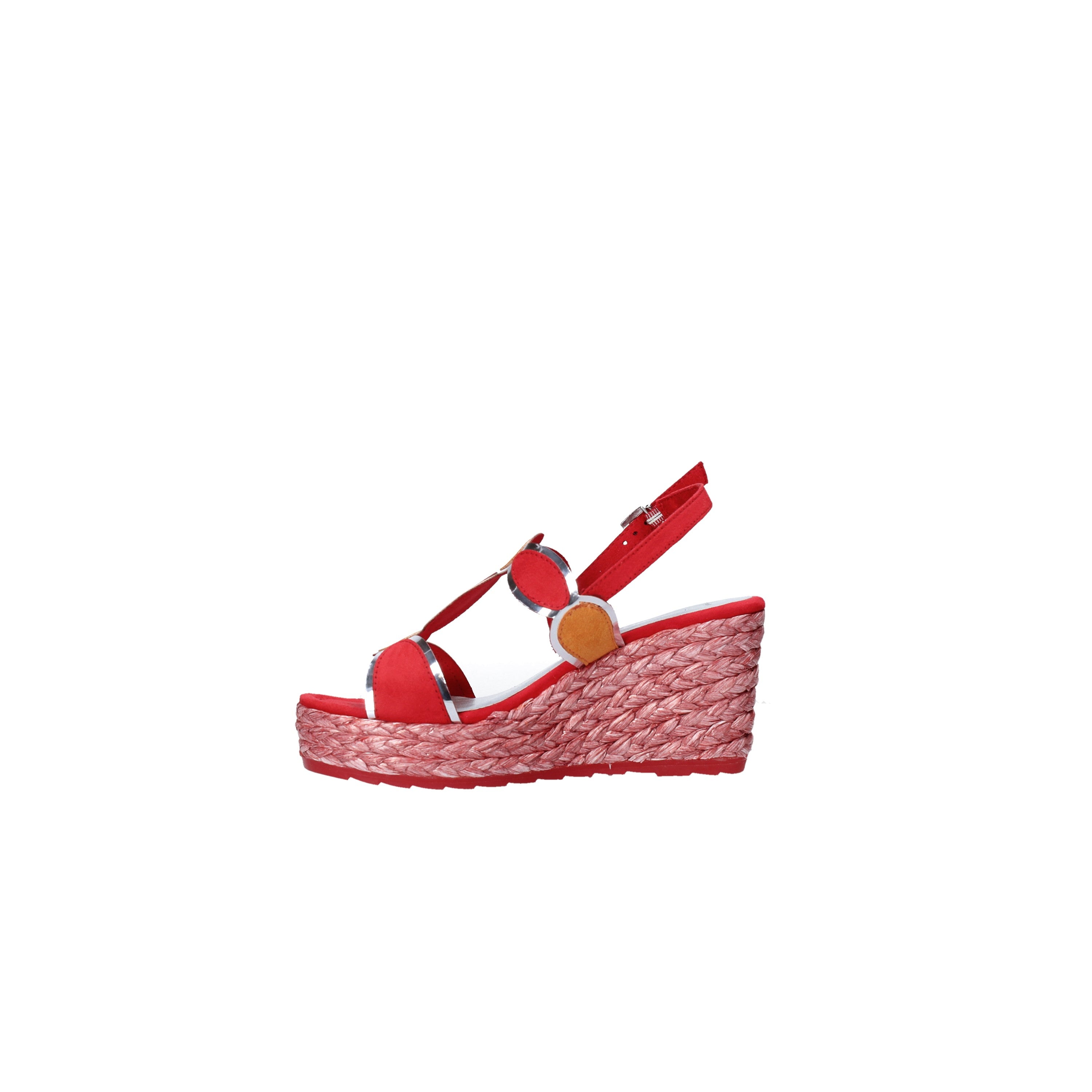 Sandali zeppa Rosso Marco Tozzi