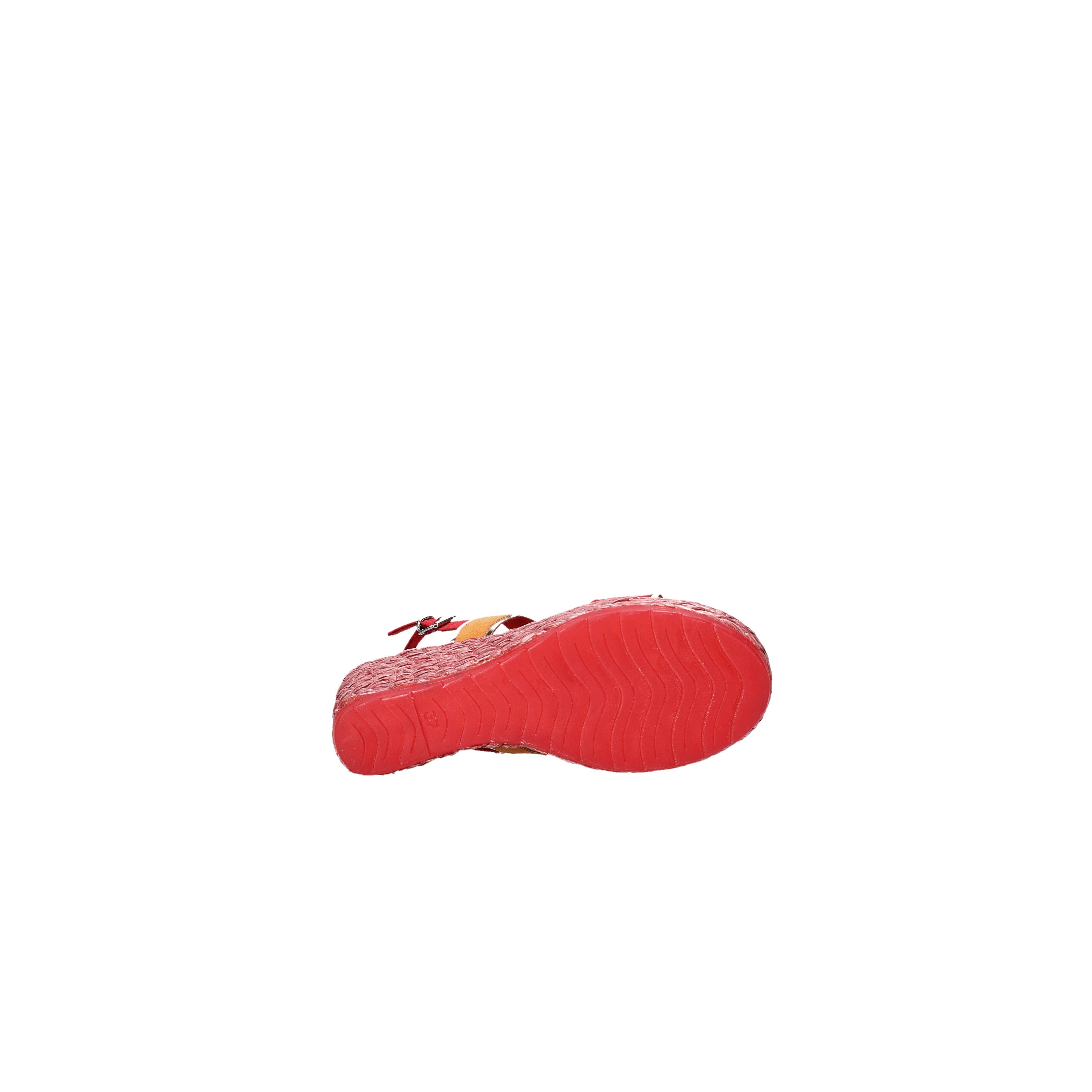 Sandali zeppa Rosso Marco Tozzi