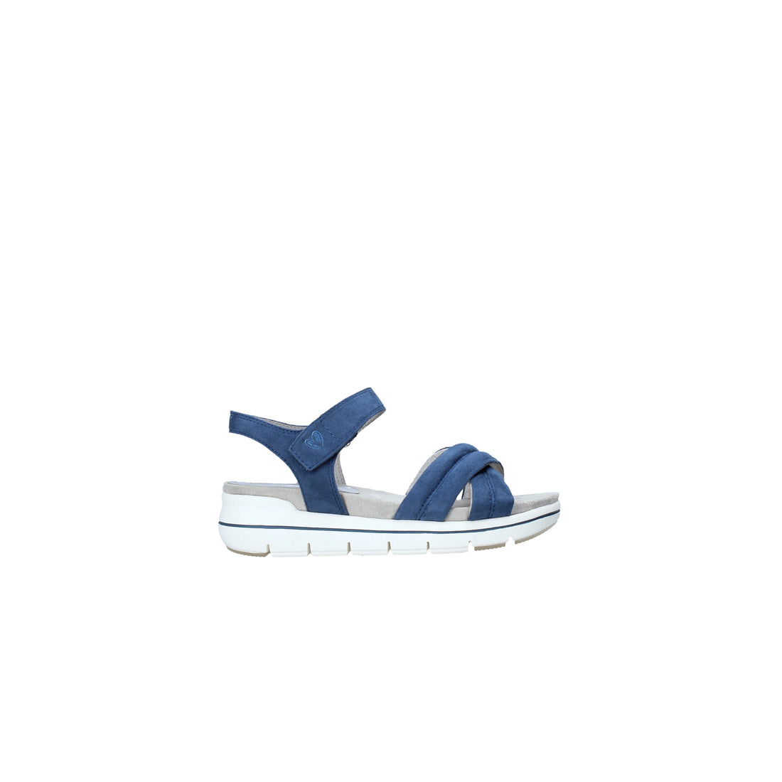 Sandali con strappi Blu Marco Tozzi
