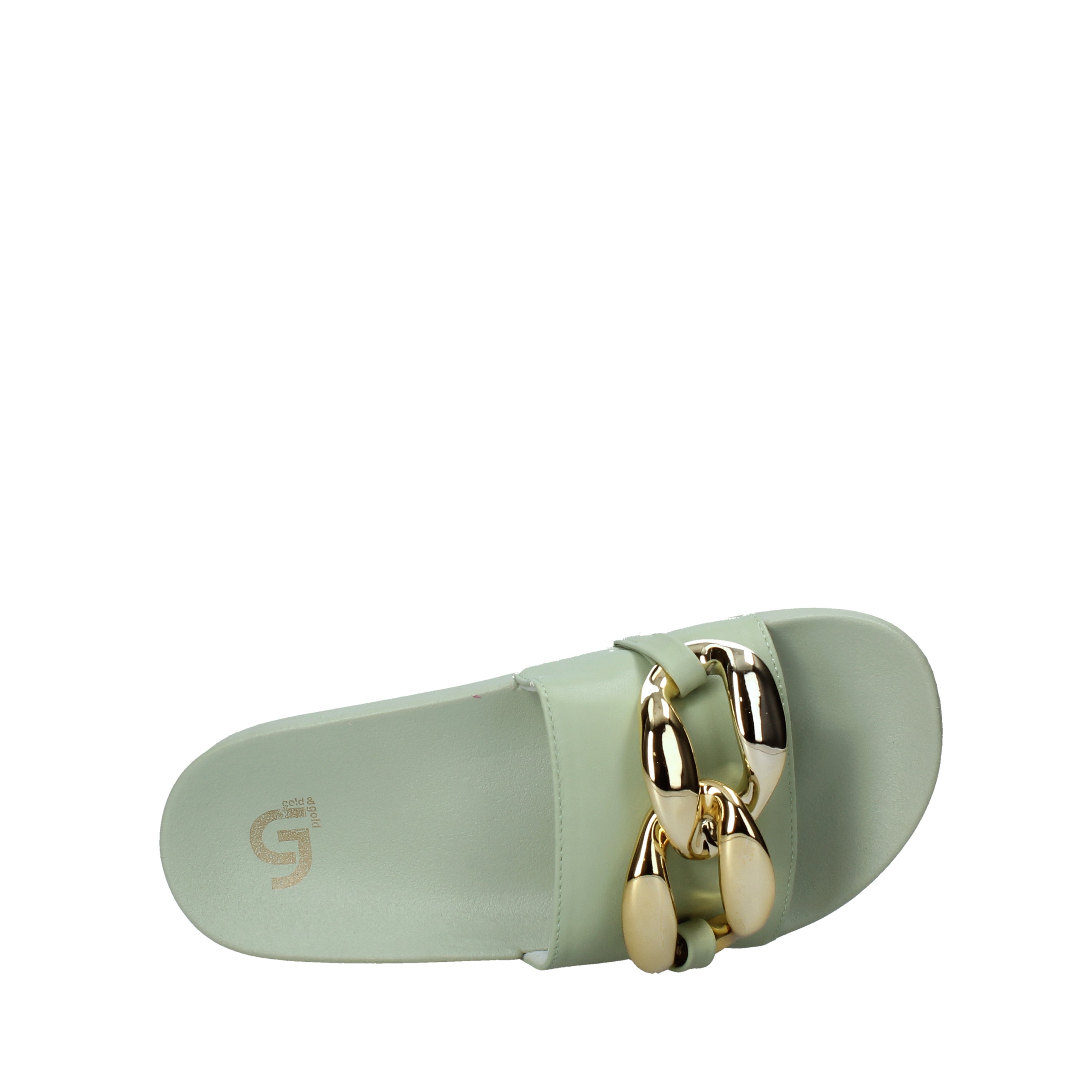 Ciabatte Verde Gold&gold