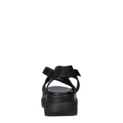 Sandali zeppa Nero Sshady