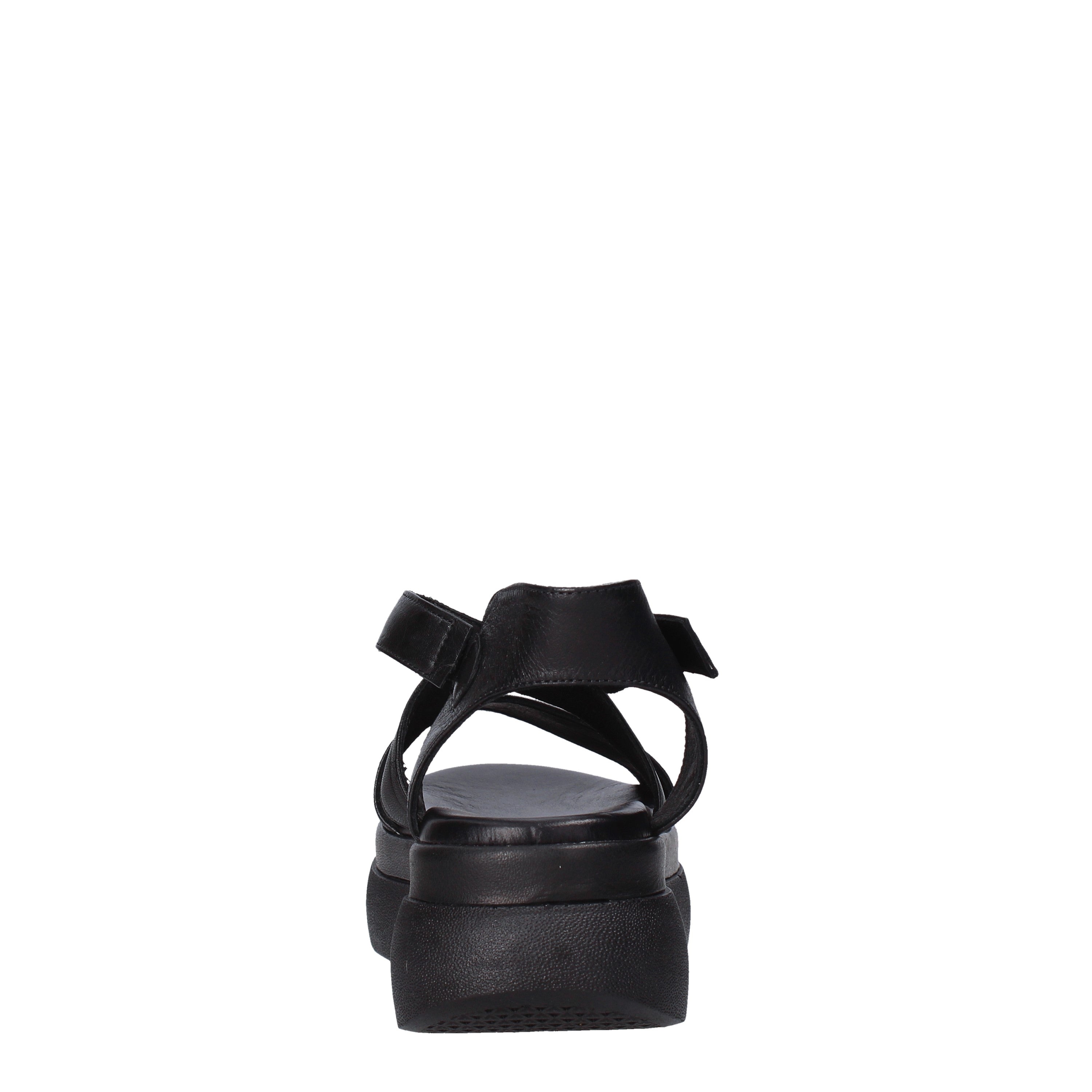 Sandali zeppa Nero Sshady