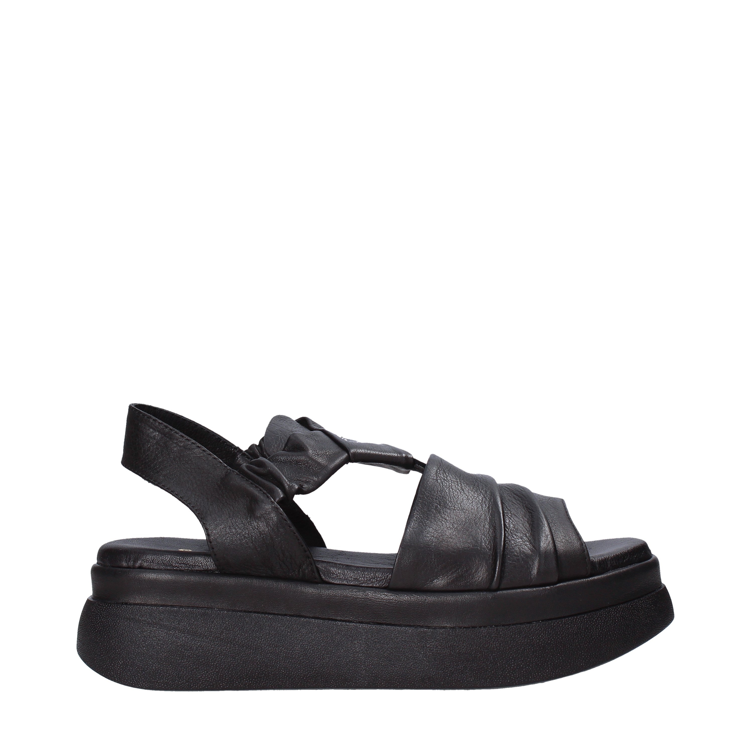 Sandali zeppa Nero Sshady