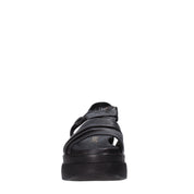 Sandali zeppa Nero Sshady