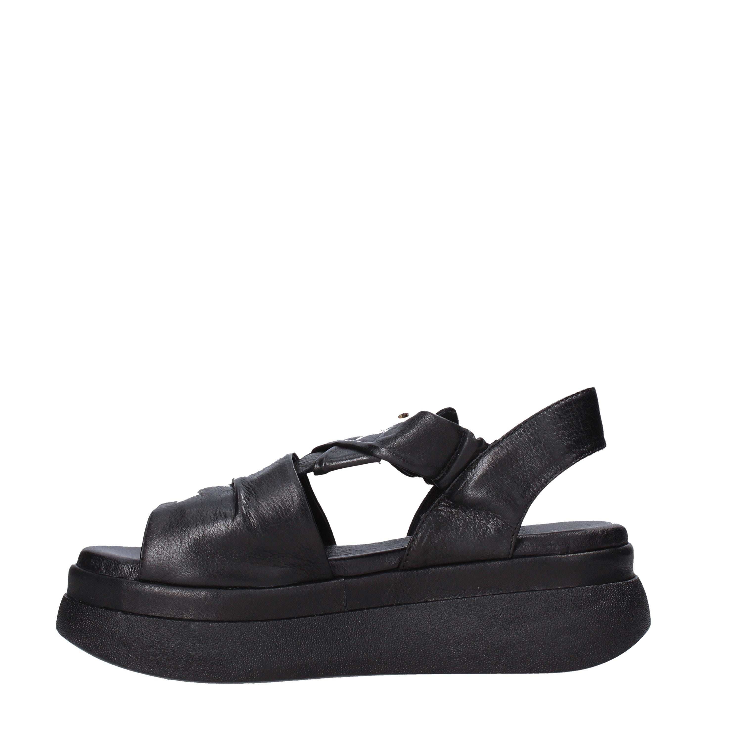 Sandali zeppa Nero Sshady