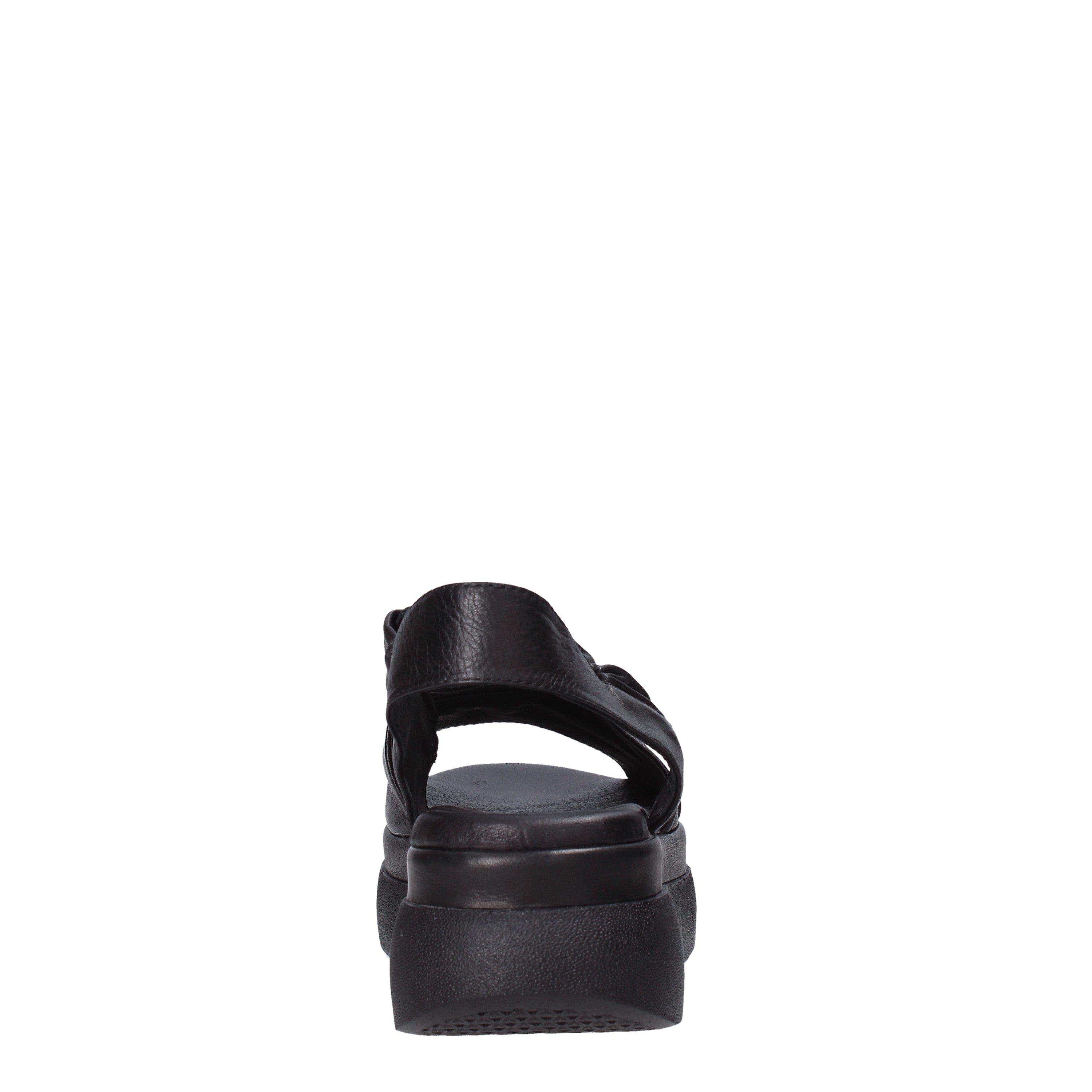 Sandali zeppa Nero Sshady