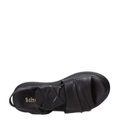 Sandali zeppa Nero Sshady