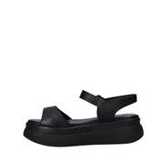 Sandali zeppa Nero Sshady