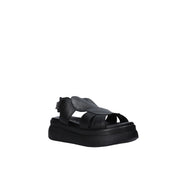 Sandali zeppa Nero Sshady