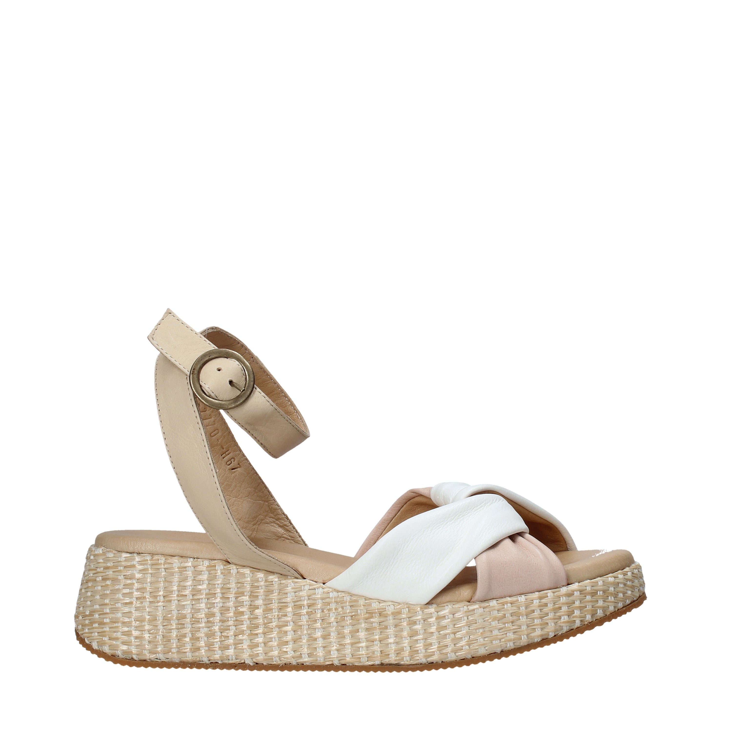 Sandali zeppa Beige Sshady