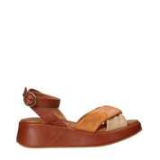 Sandali zeppa Marrone Sshady