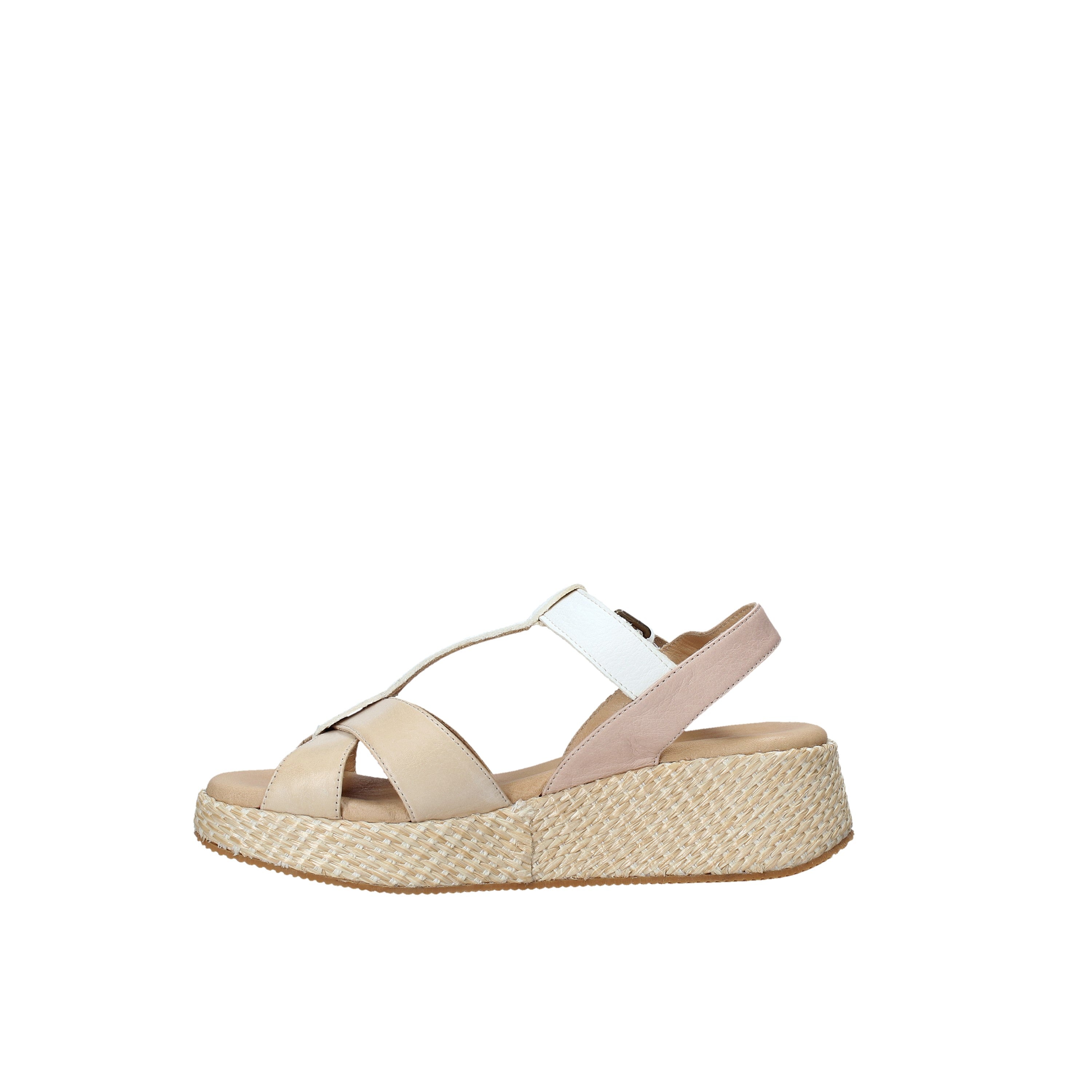 Sandali zeppa Beige Sshady
