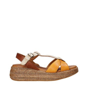 Sandali zeppa Marrone Sshady