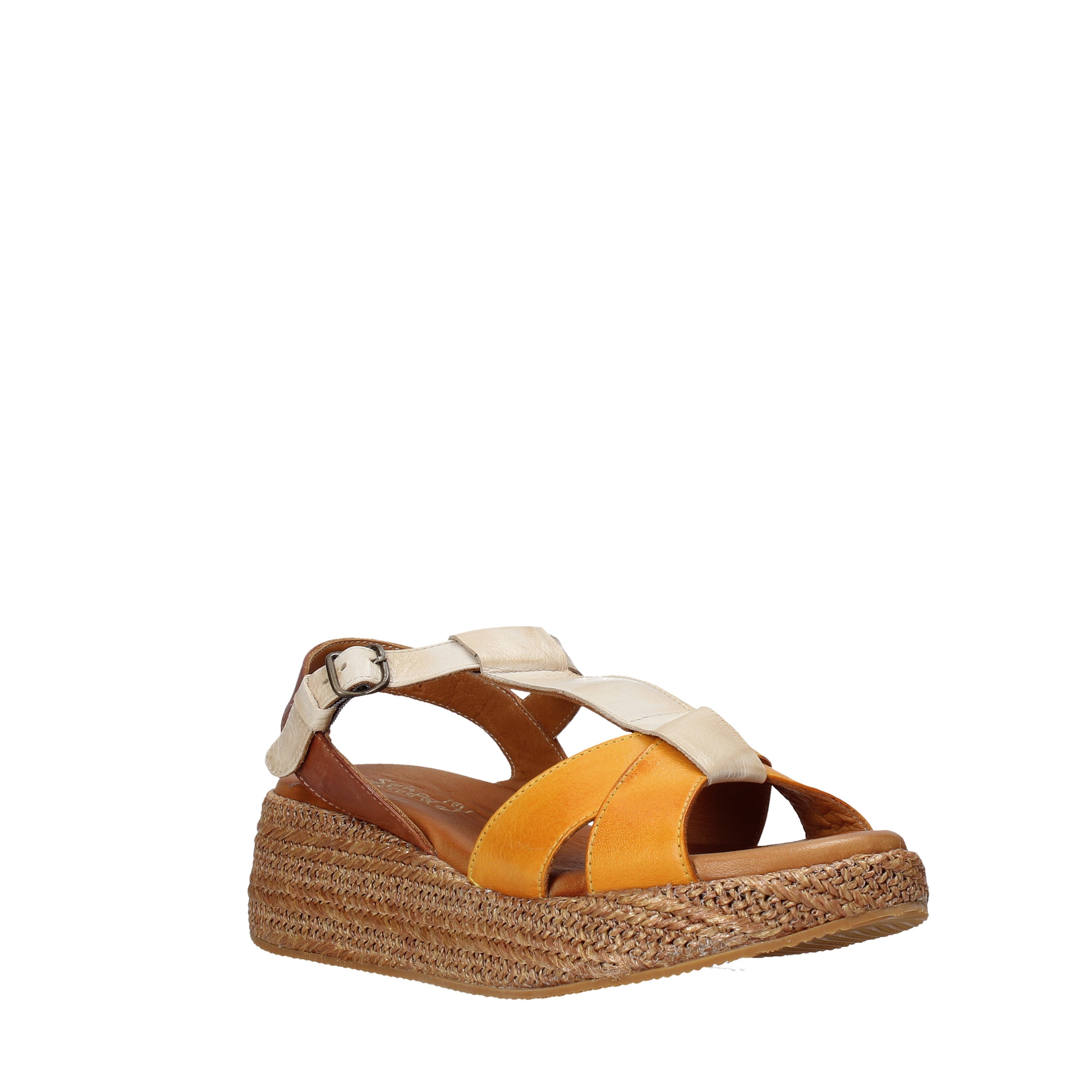 Sandali zeppa Marrone Sshady