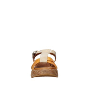 Sandali zeppa Marrone Sshady