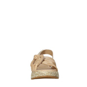 Sandali zeppa Beige Sshady