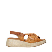 Sandali zeppa Marrone Sshady