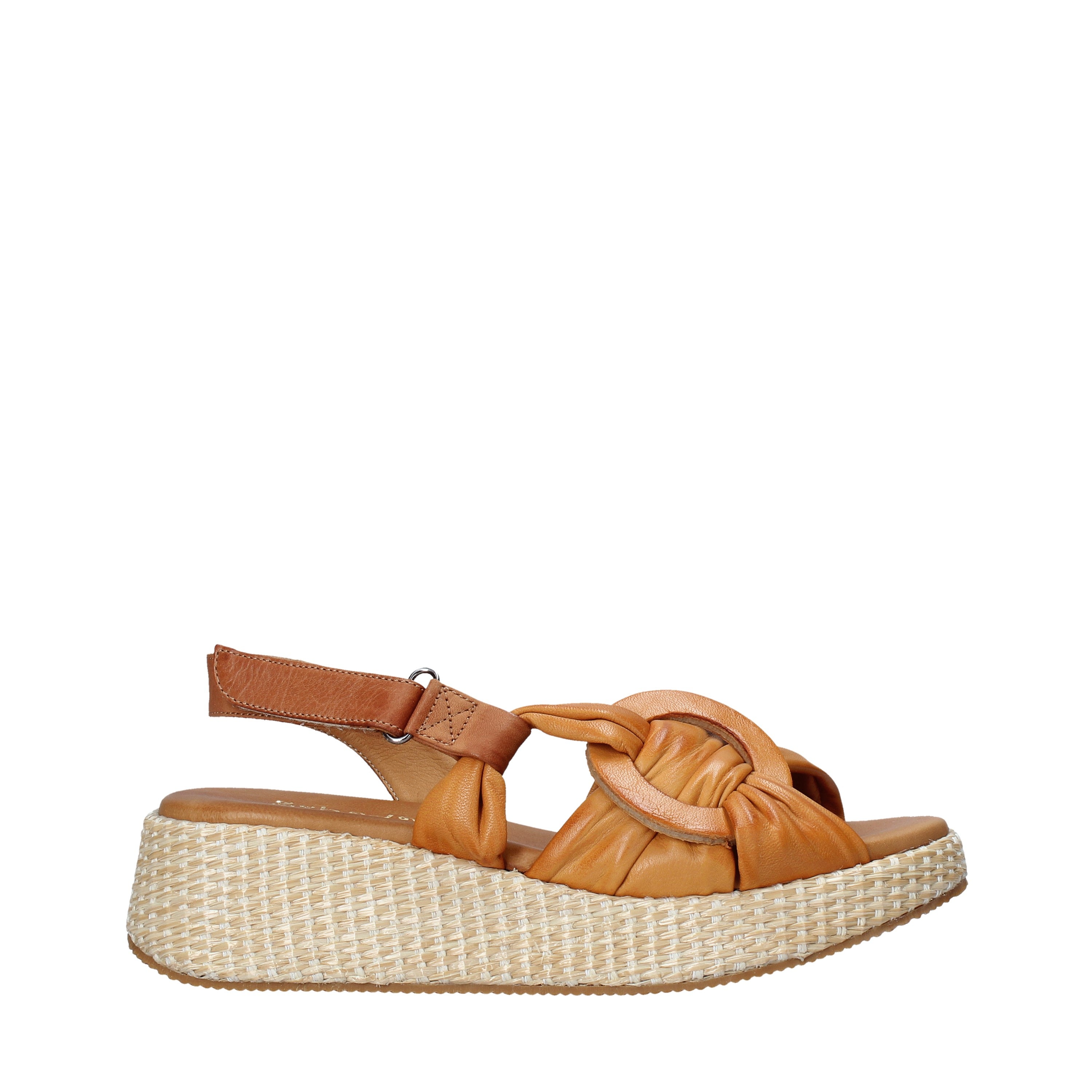 Sandali zeppa Marrone Sshady