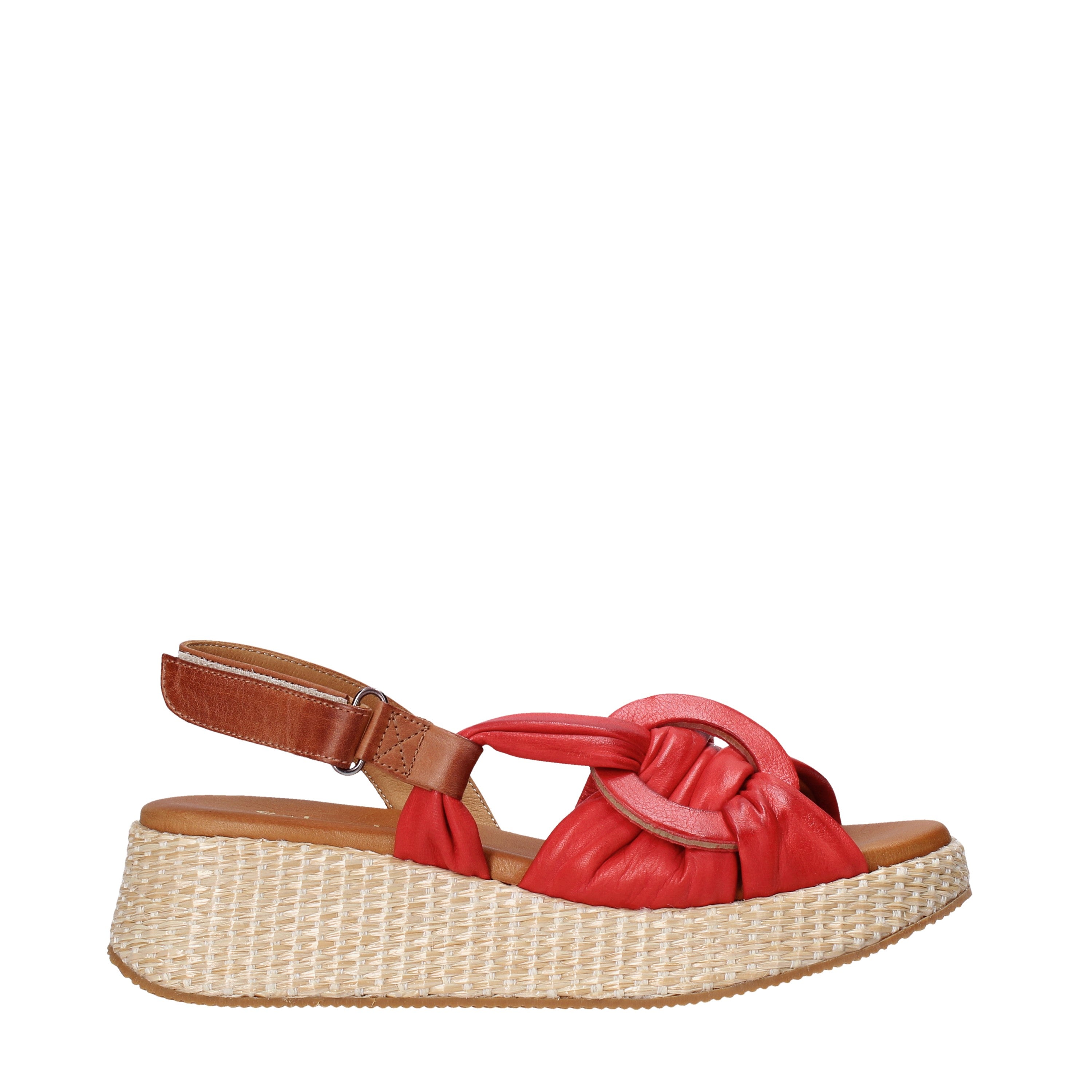 Sandali zeppa Rosso Sshady