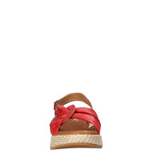 Sandali zeppa Rosso Sshady