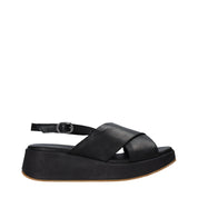 Sandali zeppa Nero Sshady