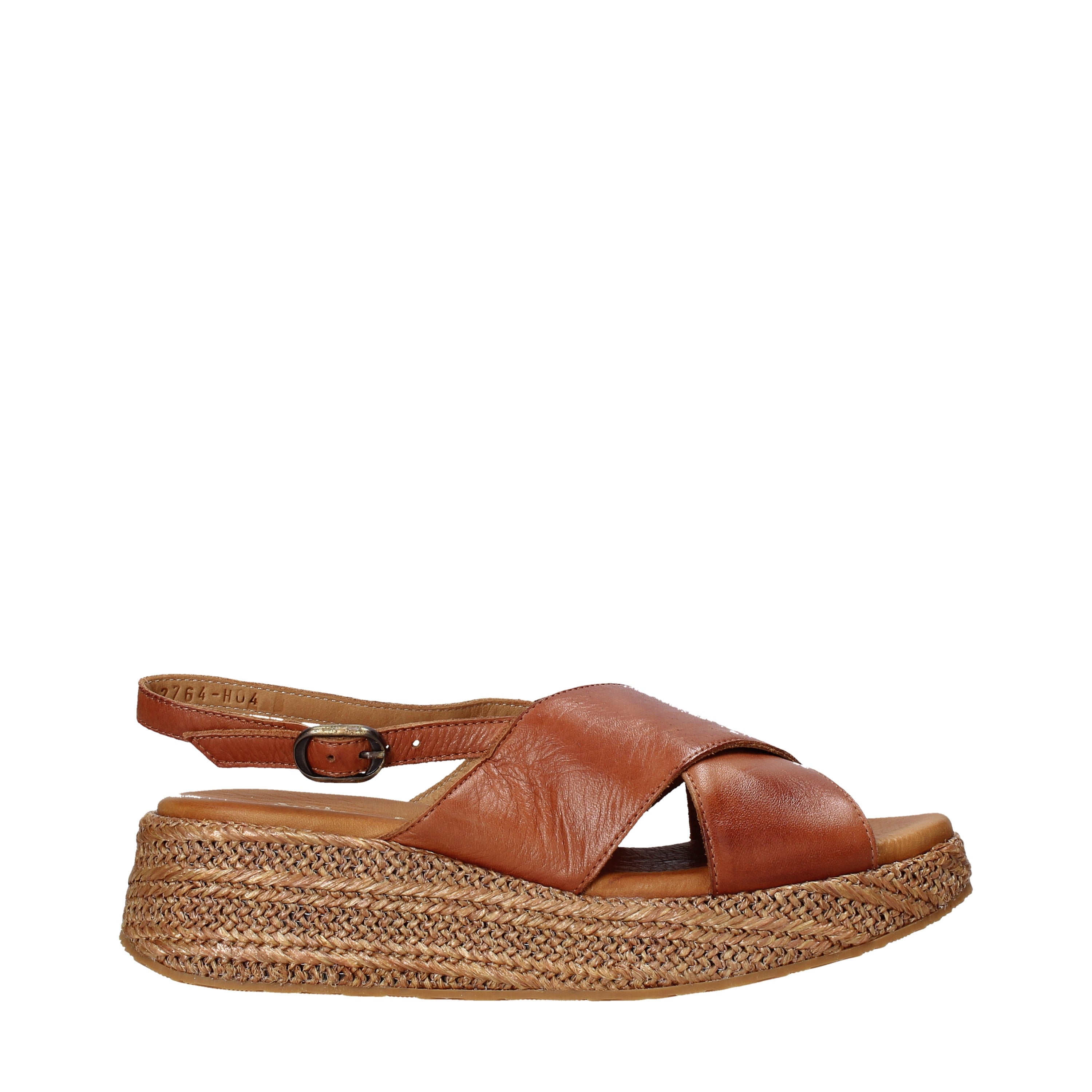 Sandali zeppa Marrone Sshady