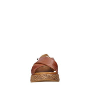 Sandali zeppa Marrone Sshady