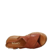 Sandali zeppa Marrone Sshady