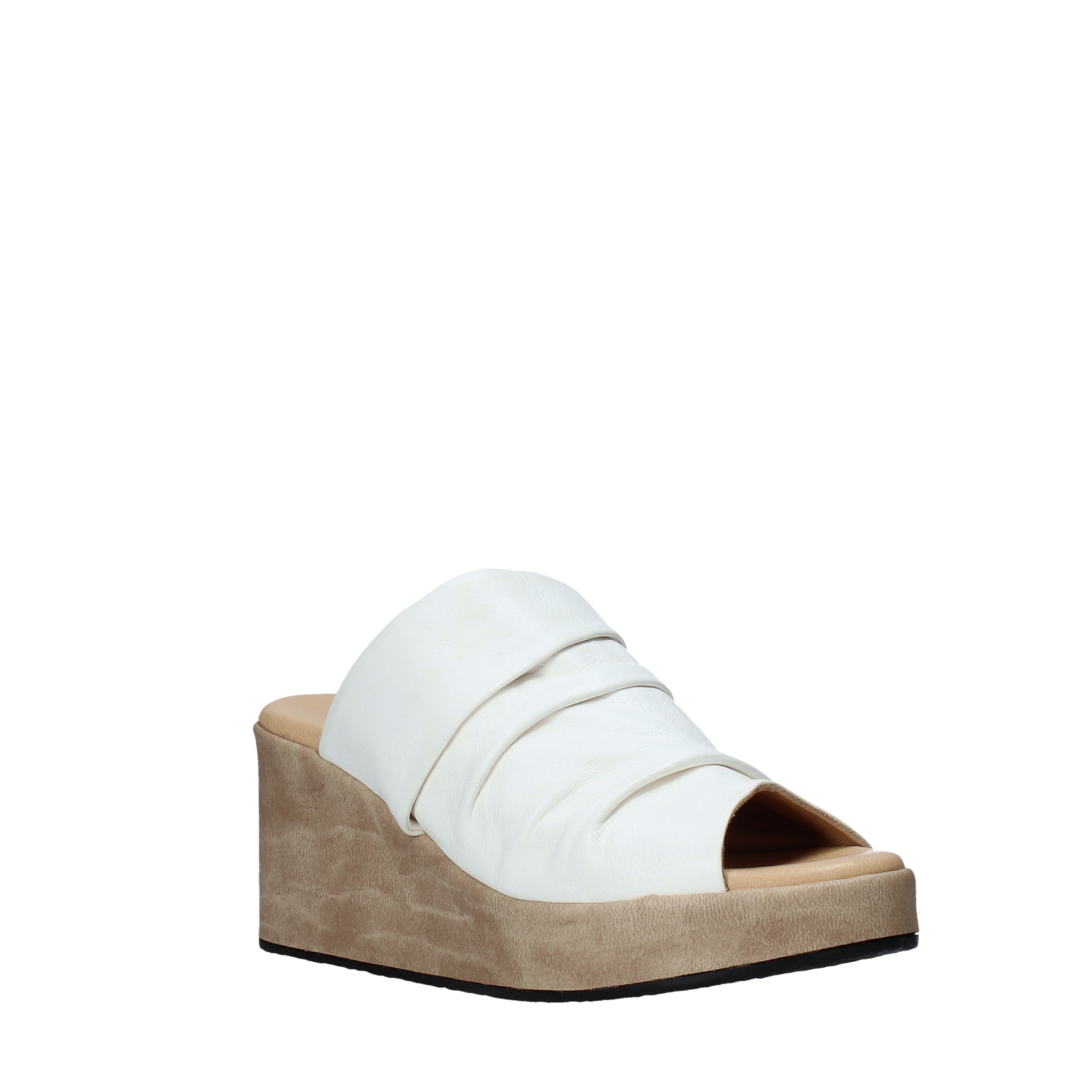 Sandali zeppa Bianco Sshady