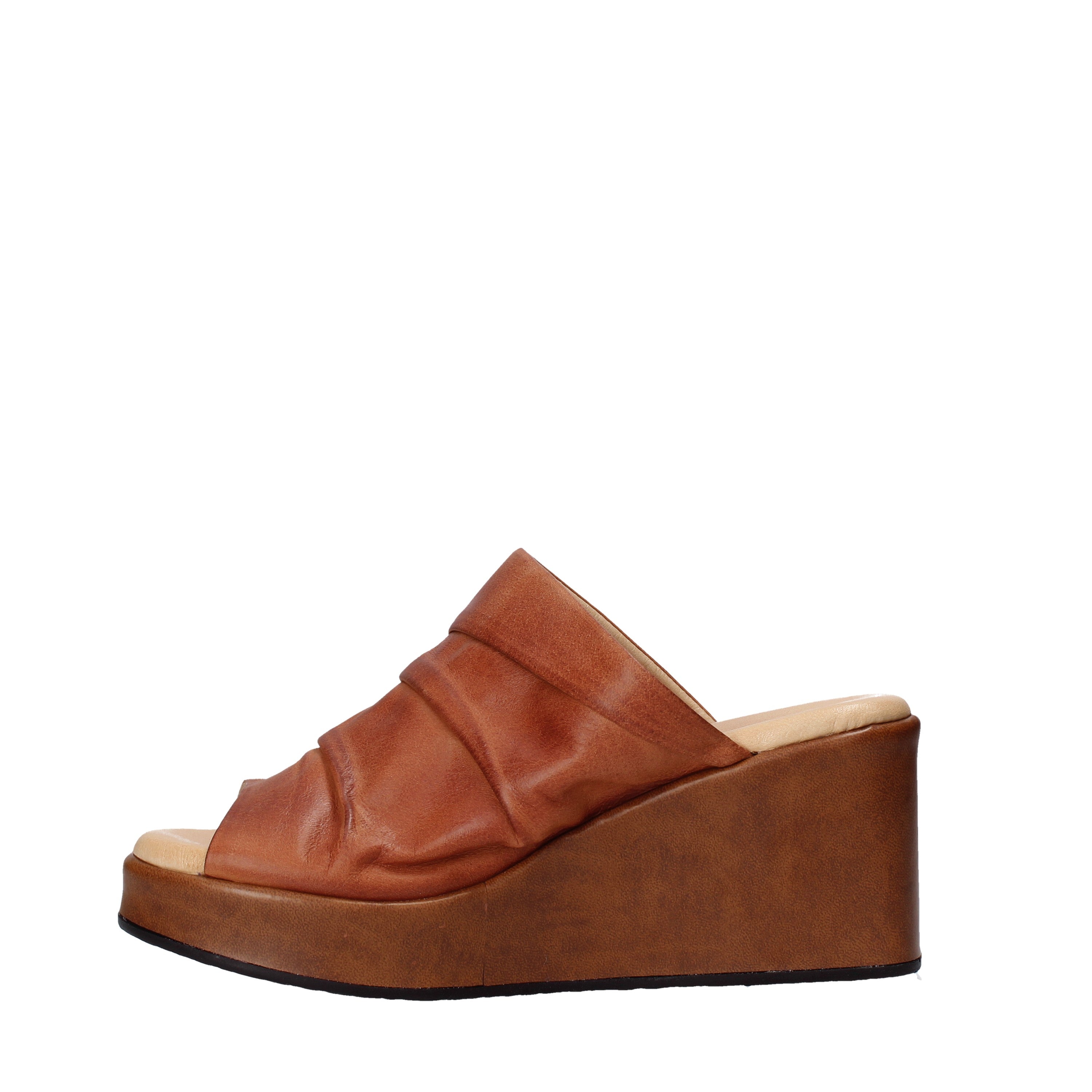 Sandali zeppa Marrone Sshady