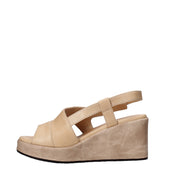 Sandali zeppa Beige Sshady