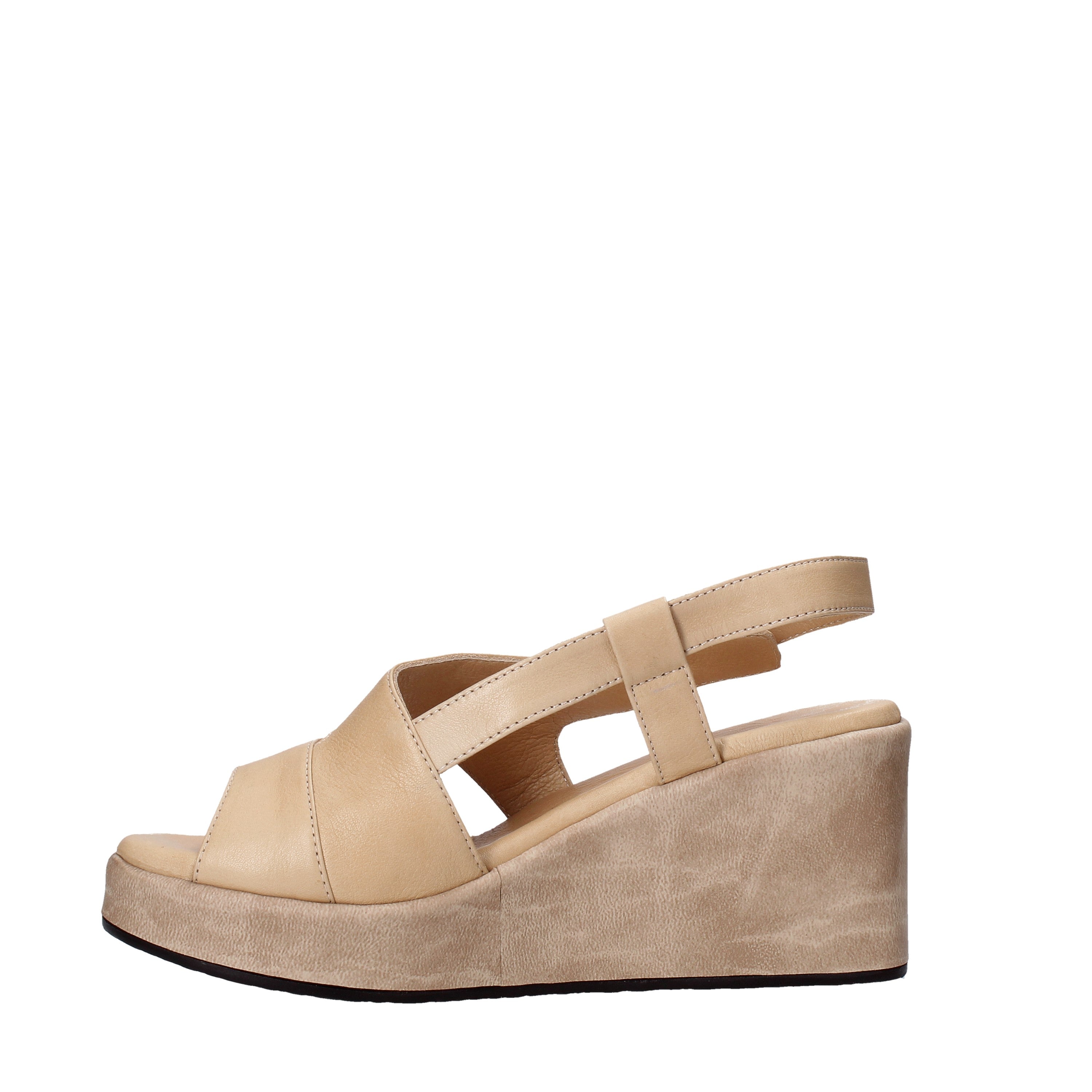 Sandali zeppa Beige Sshady