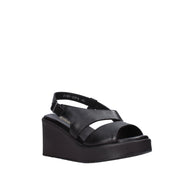 Sandali zeppa Nero Sshady