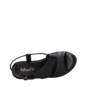 Sandali zeppa Nero Sshady