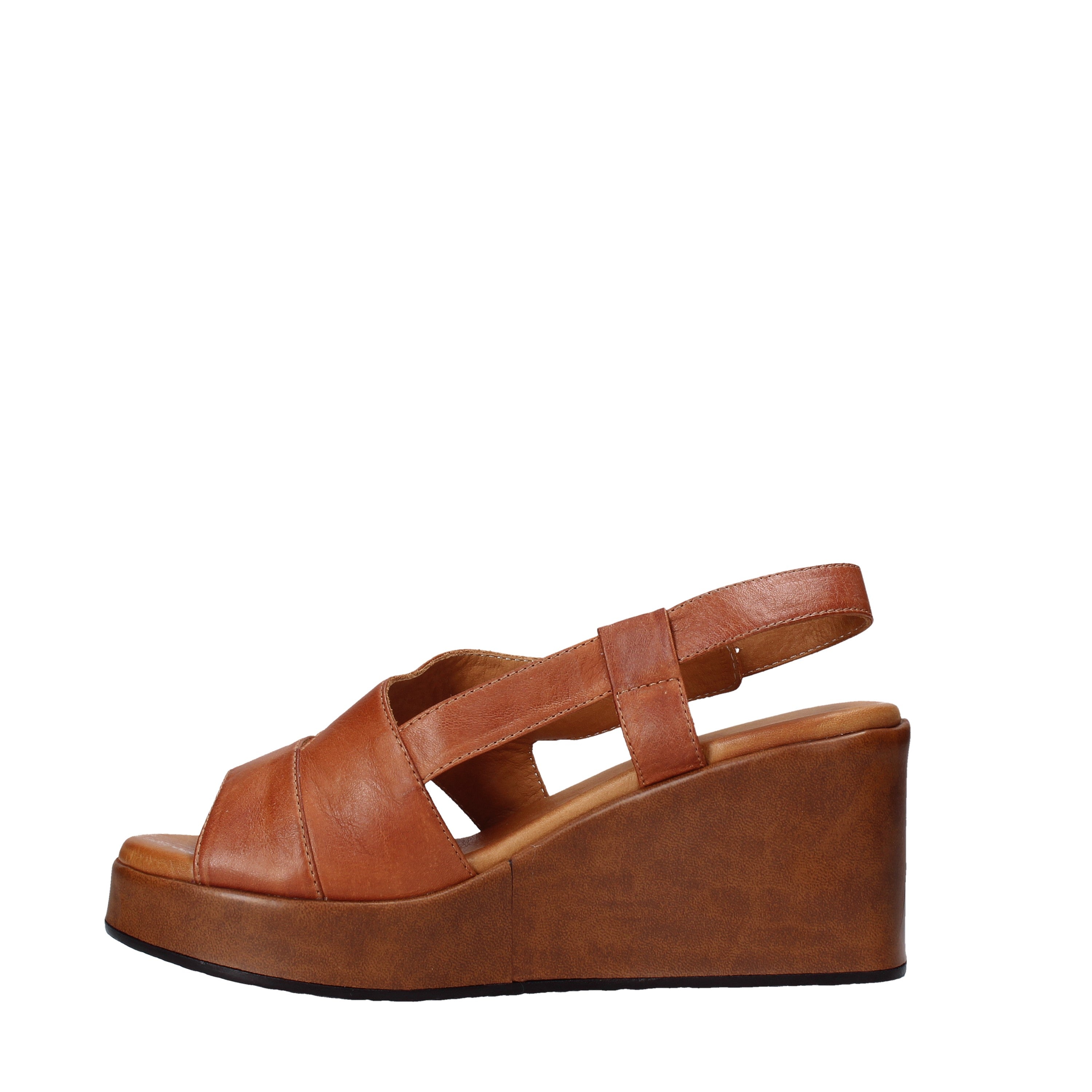 Sandali zeppa Cuoio Sshady