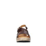 Sandali zeppa Marrone Scuro Sshady