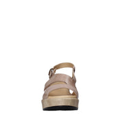 Sandali zeppa Beige Sshady