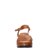 Sandali zeppa Cuoio Sshady