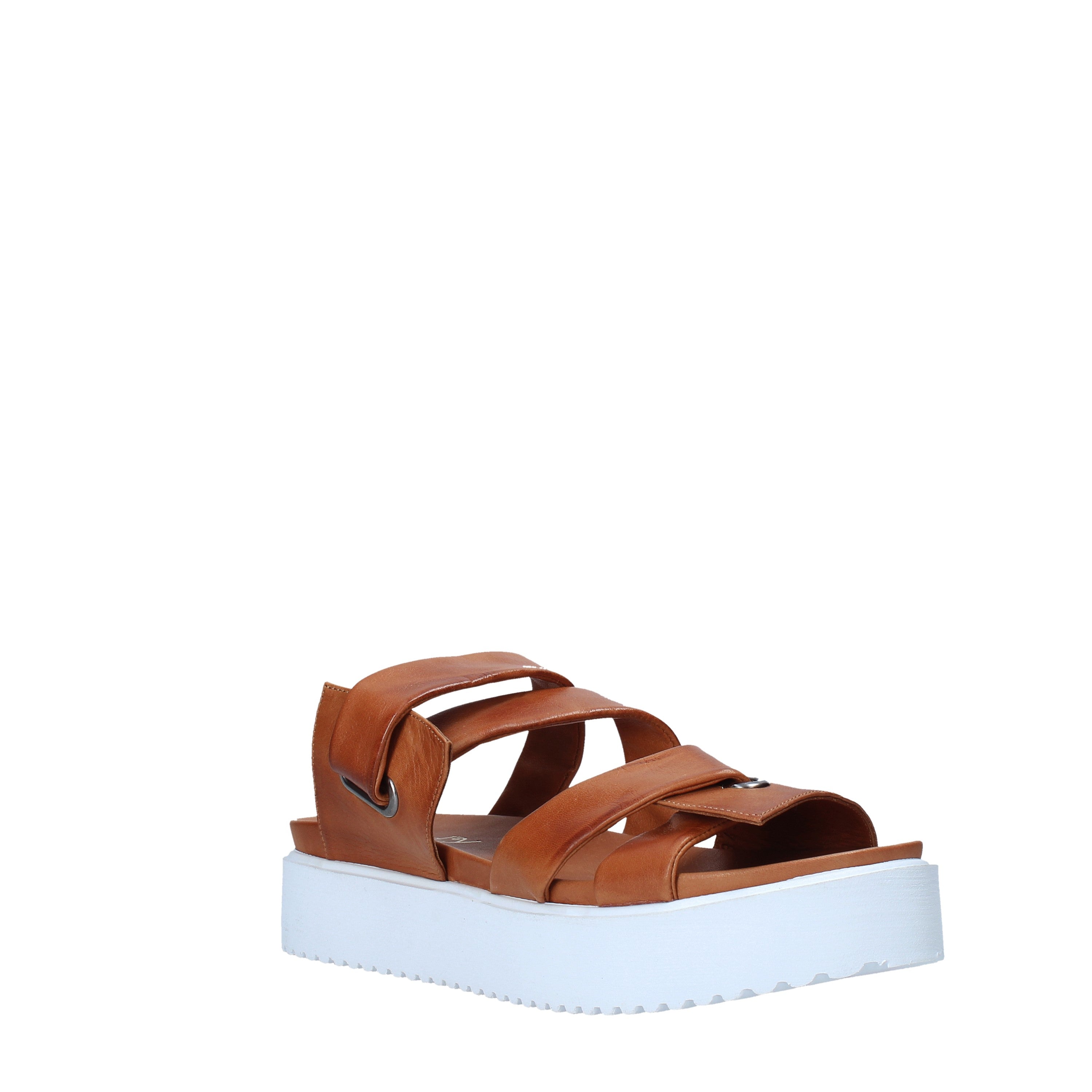 Sandali zeppa Marrone Sshady