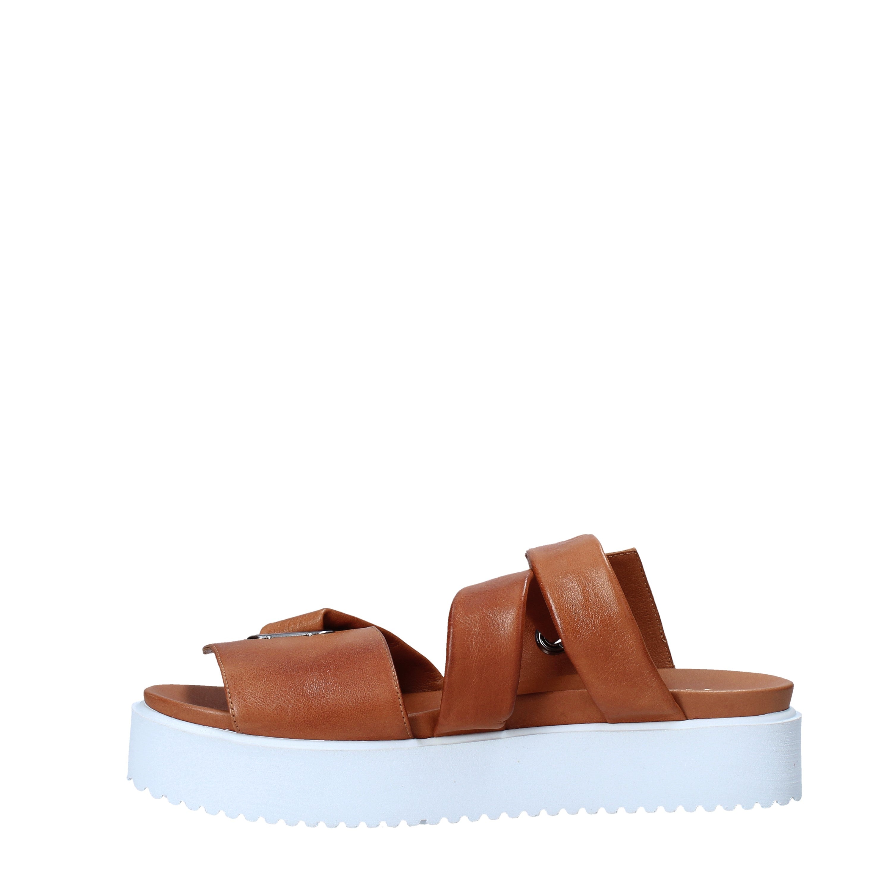 Sandali zeppa Marrone Sshady