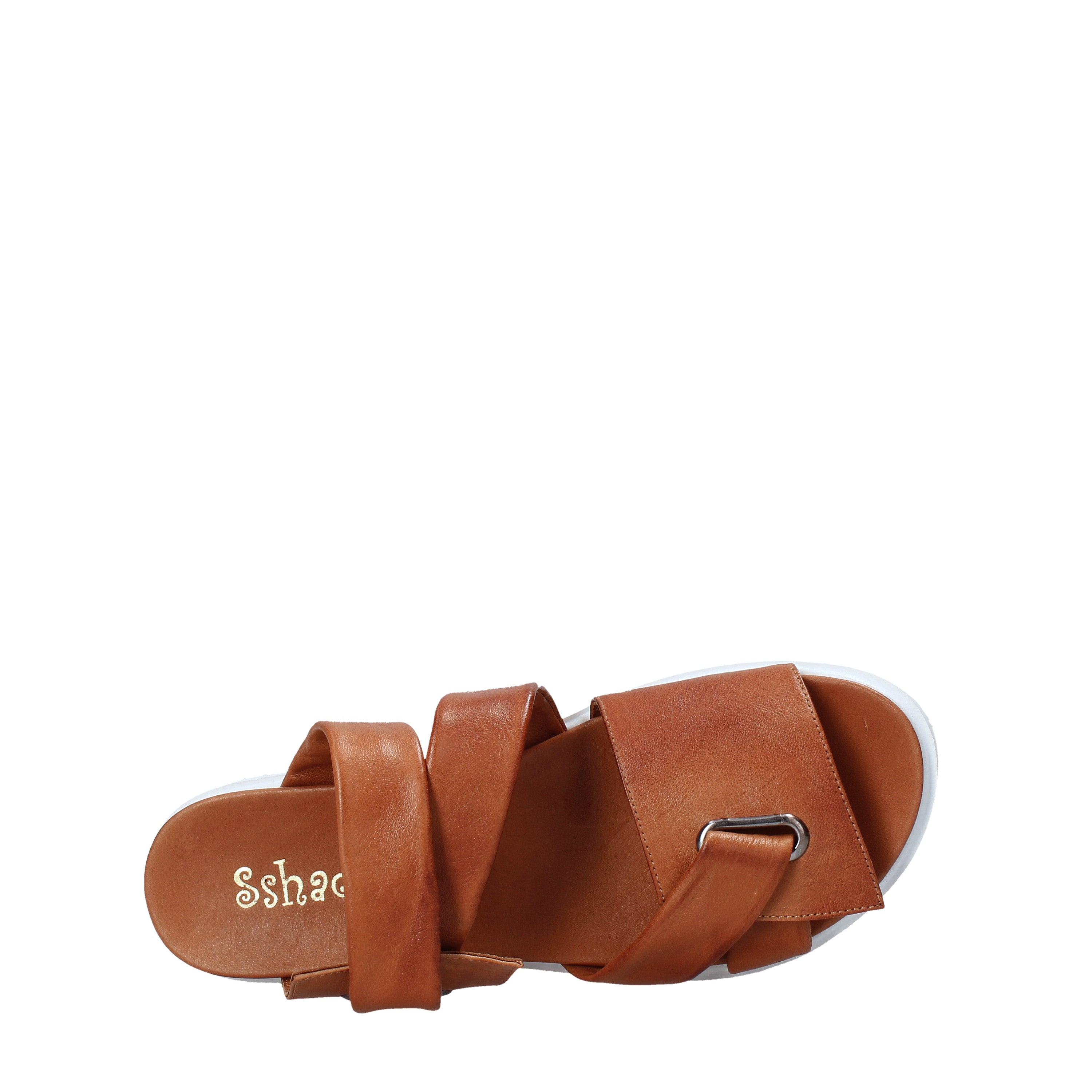 Sandali zeppa Marrone Sshady