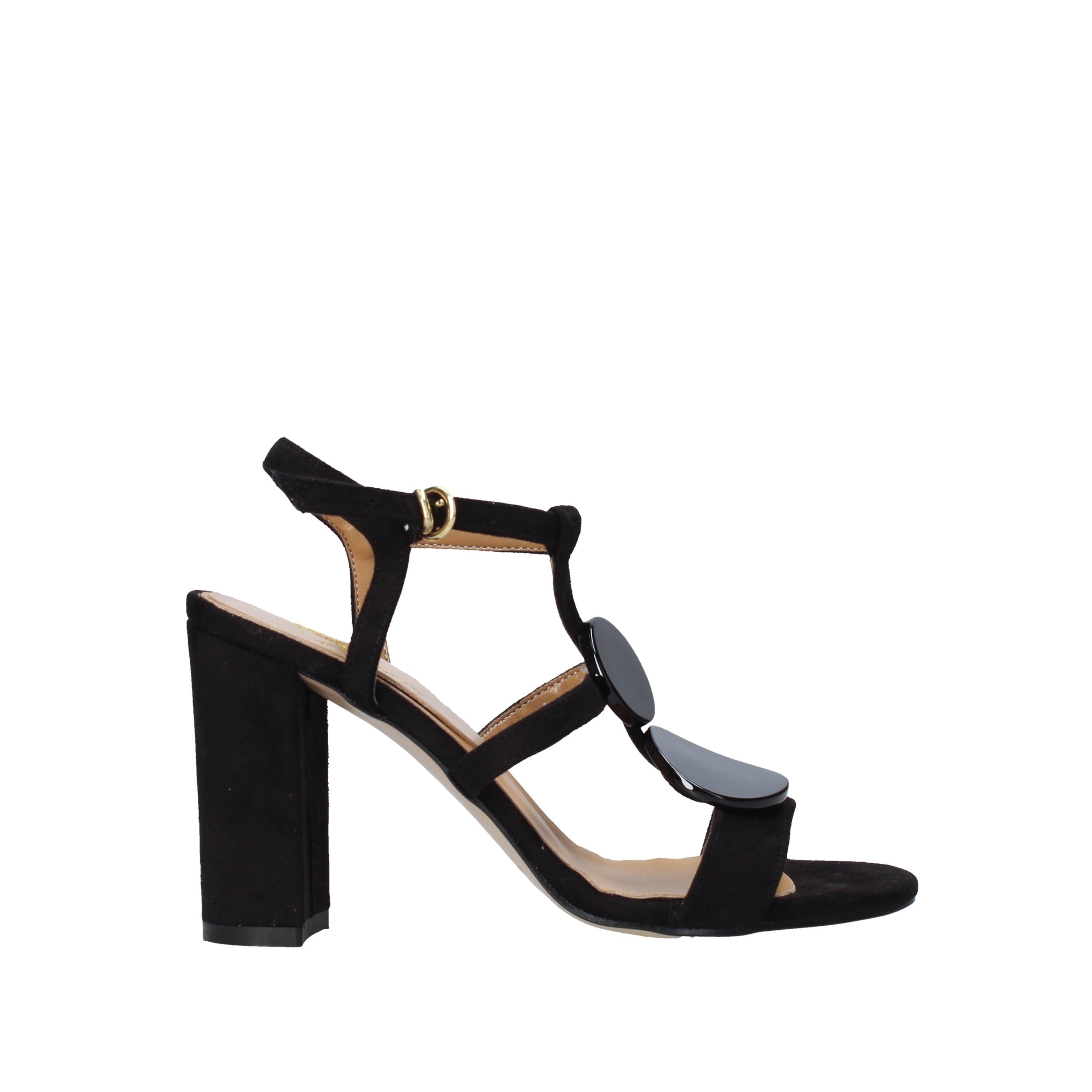 Sandali tacco Nero Cam Grace Shoes
