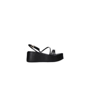Sandali zeppa Nero Grace Shoes